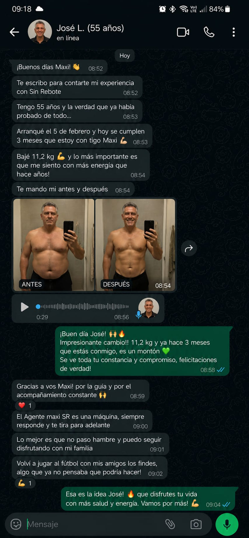 Resultado real WhatsApp 1