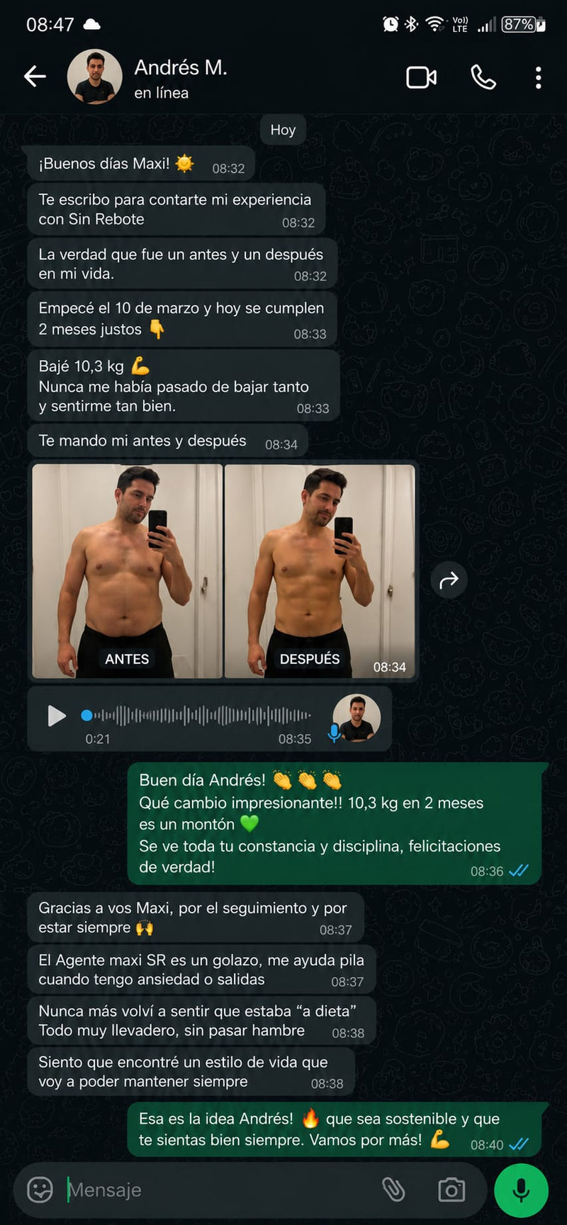 Resultado real WhatsApp 3